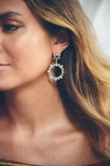 Moonstone Lucca Statement Earring