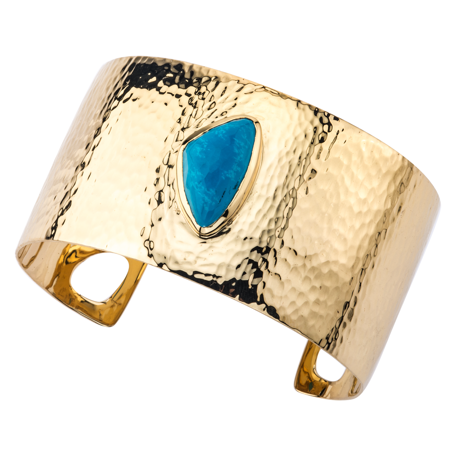Cleopatra Snake Cuff Bracelet in Faux Gold | Ellison and Young